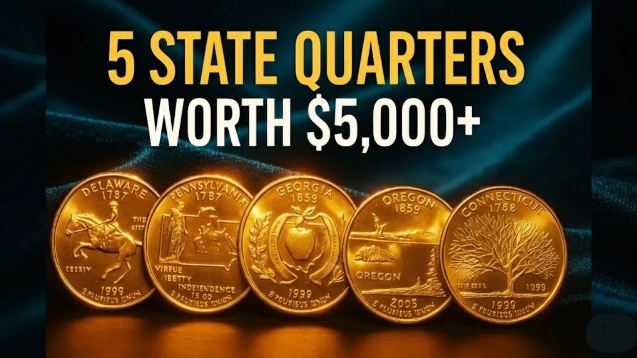 5 State Quarters Still in Circulation Worth Over $5,000 Each